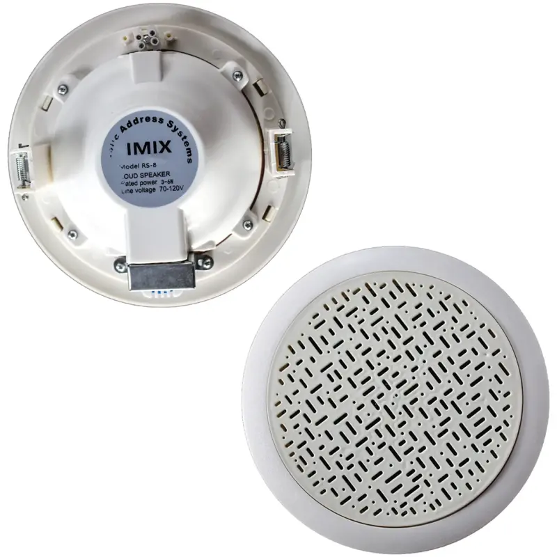 Imix RS-8 8" 3-6W Ceiling Speaker