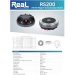 Real Sound RS200 Ferrite Magnet Compression Driver - Image 3