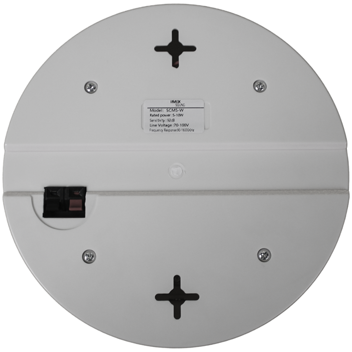 Imix SCM5-W Professional 5" Surface-Mount Ceiling Speaker (70–100V) - Image 3