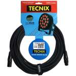 Tecnix 20 Meter Dmx Cable - Black