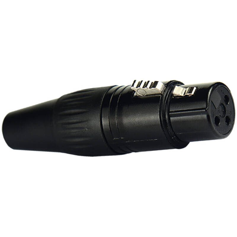 TECNIX Female 3-Pin Xlr Connector China Neutrik Black Chassis