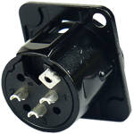 TECNIX Female 3-Pin Chessy Mount Black Chassis - Image 2