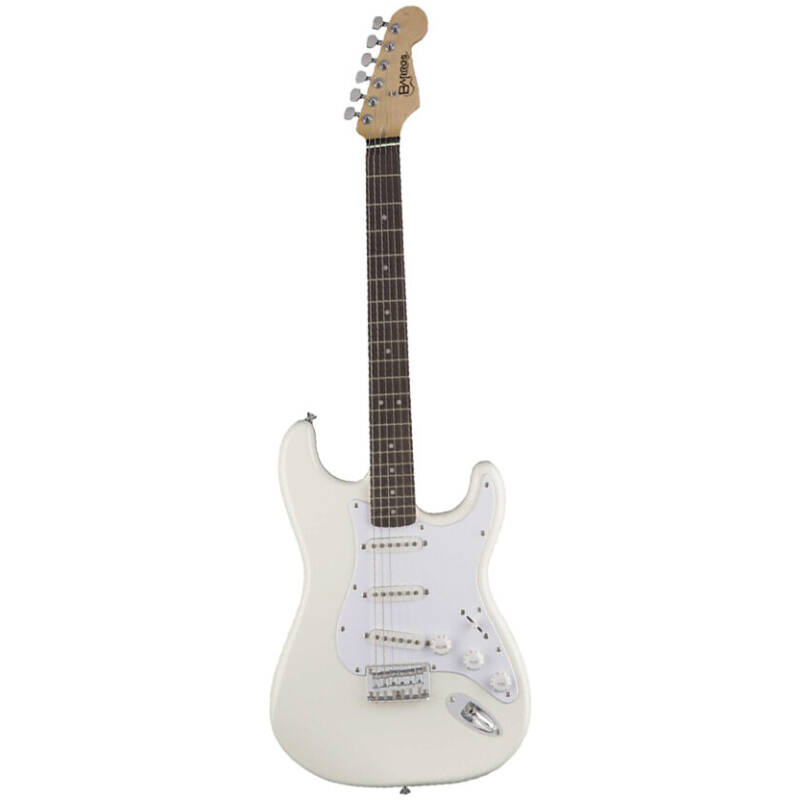 Barros Electric Guitar Strat Shape (Arctic White)