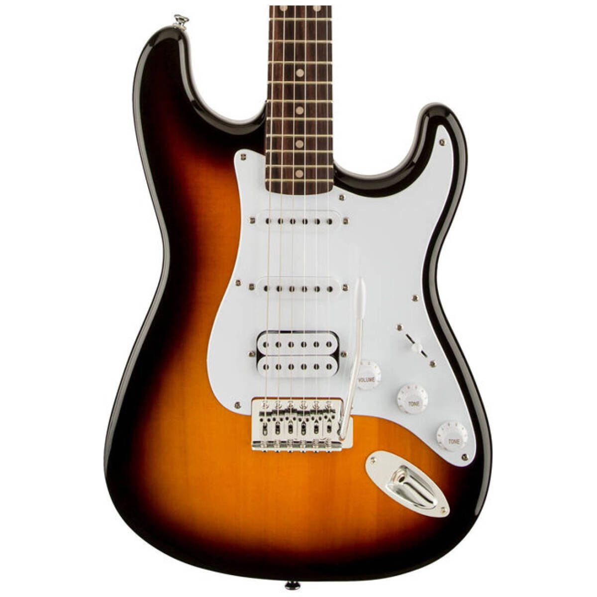 Barros Electric Guitar Strat Shape (Sunburst) - Image 4