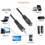 Tecnix Stereo Mini Jack Male To Stereo Mini Jack Female. - Image 3
