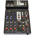 Peavey 6 BT 6 Channel Compact Mixer With Bluetooth
