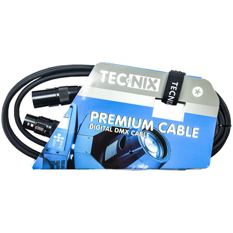 Tecnix 2 Meter Dmx Cable - Black