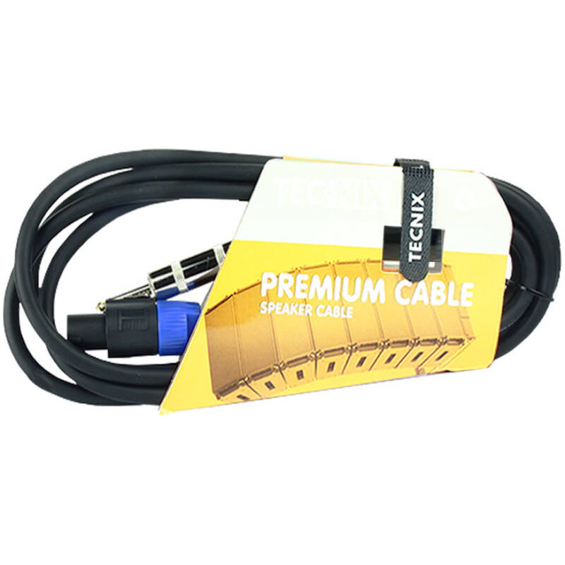 Tecnix Professional Speaker Cable With Speak-on Male To 2.5mm Jack - 3m