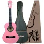 Vizuela Full Size Classic Guitar (Pink) - Image 5