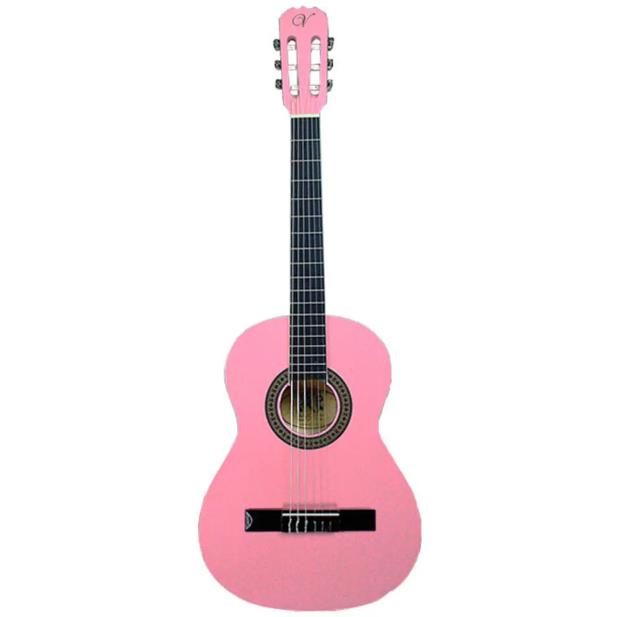 Vizuela Full Size Classic Guitar (Pink) - Image 2