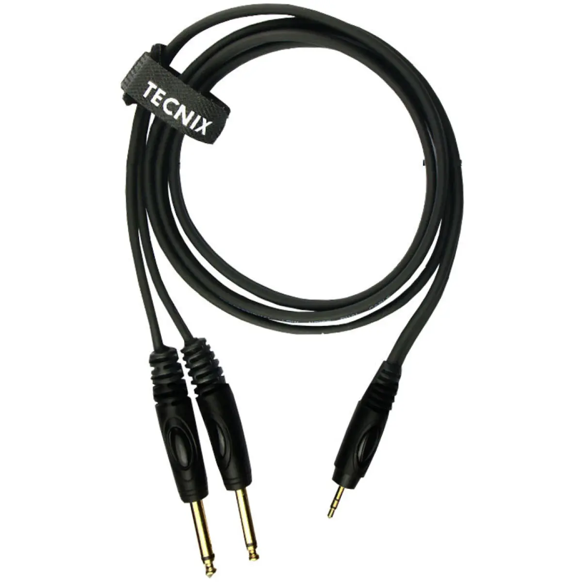 Tecnix Stereo Mini Jack Male - 1/4" Jack Male Gold Plated Connectors - 3m - Image 2