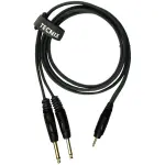 Tecnix Stereo Mini Jack Male - 1/4" Jack Male Gold Plated Connectors - 3m - Image 2