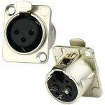 Tecnix Female 3-pin Chessy Mount Silver Chassis - Image 3