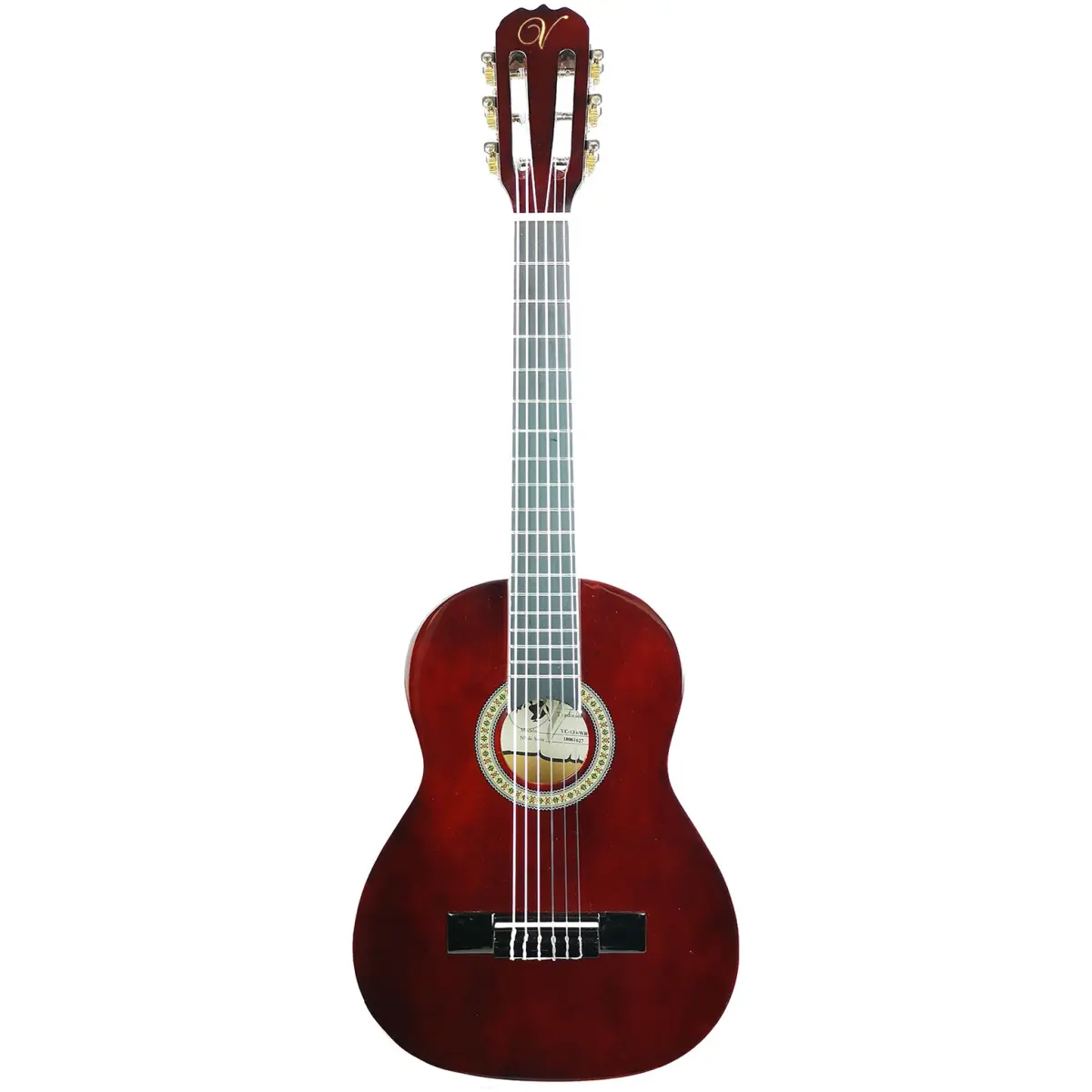 Vizuela 30''' Classic Guitar (Wine Red) - Image 2