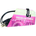 Tecnix Stereo Mini Jack Male - 1/4" Jack Male Gold Plated Connectors 1.5m