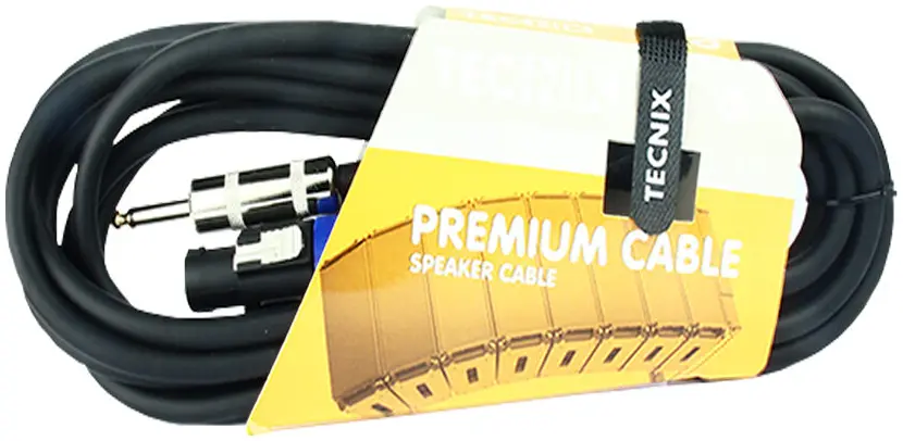UQQaoss-Wc92IIAzctEBAAAAAKIRfO24ChDBYws Tecnix Professional Speaker Cable With Speak-on Male To 2.5mm Jack - 5m - Image 1