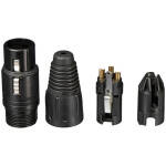 TECNIX Female 3-Pin Xlr Connector China Neutrik Black Chassis - Image 3