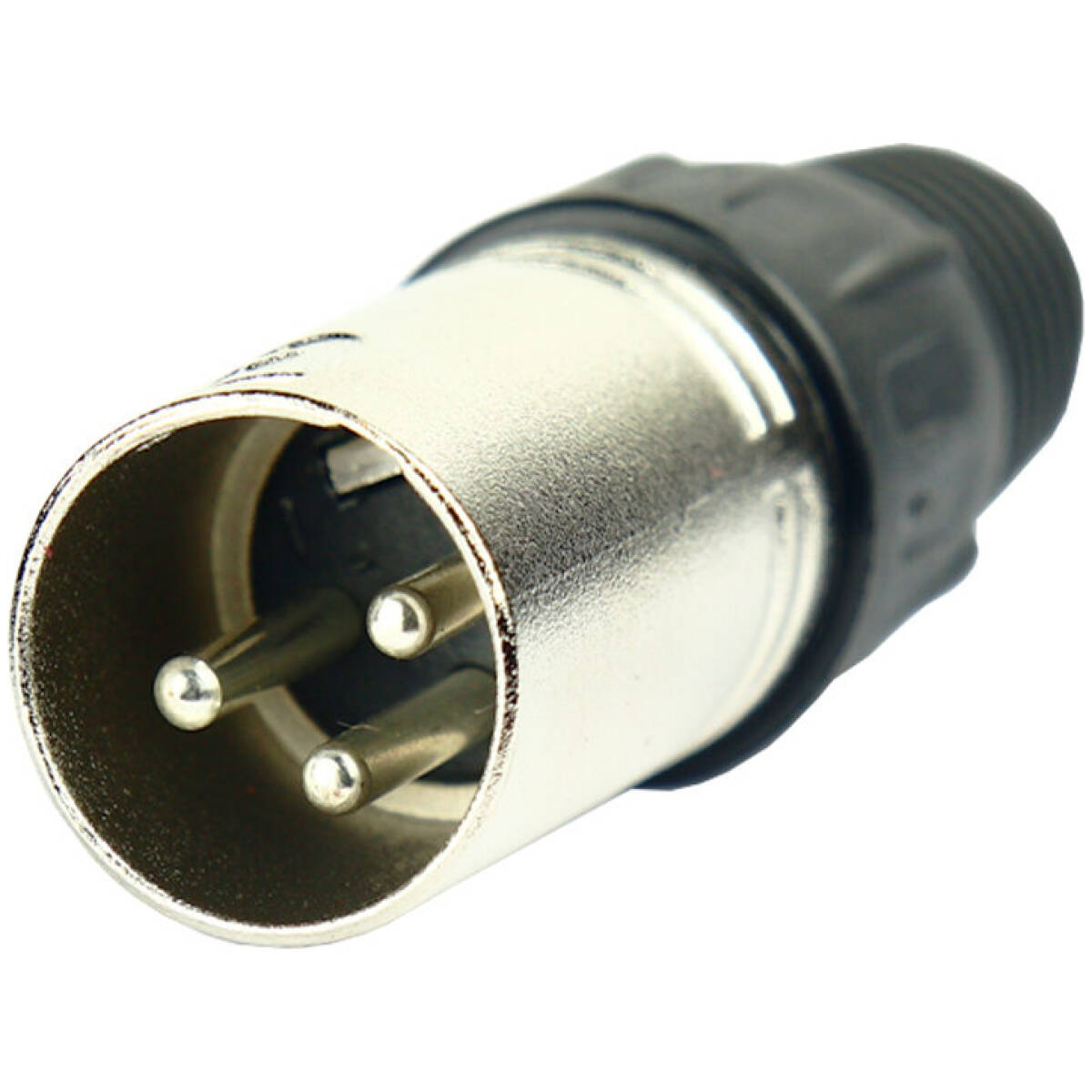 Tecnix Male 3-pin Xlr Connector Silver Chassis - Image 2