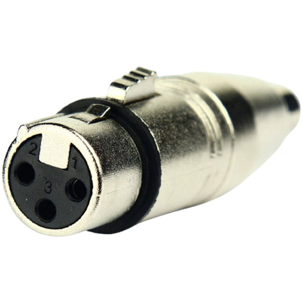 Tecnix XLR Female -RCA Female Silver Adaptor - Image 3