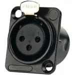 TECNIX Female 3-Pin Chessy Mount Black Chassis