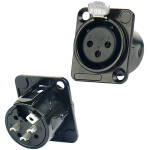 TECNIX Female 3-Pin Chessy Mount Black Chassis - Image 3