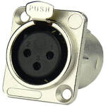 Tecnix Female 3-pin Chessy Mount Silver Chassis
