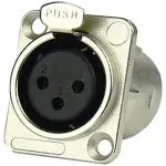 Tecnix Female 3-pin Chessy Mount Silver Chassis