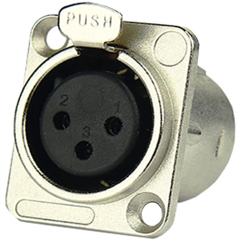 Tecnix Female 3-pin Chessy Mount Silver Chassis