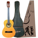 Vizuela Full Size Classic Guitar (Light Brown) - Image 5