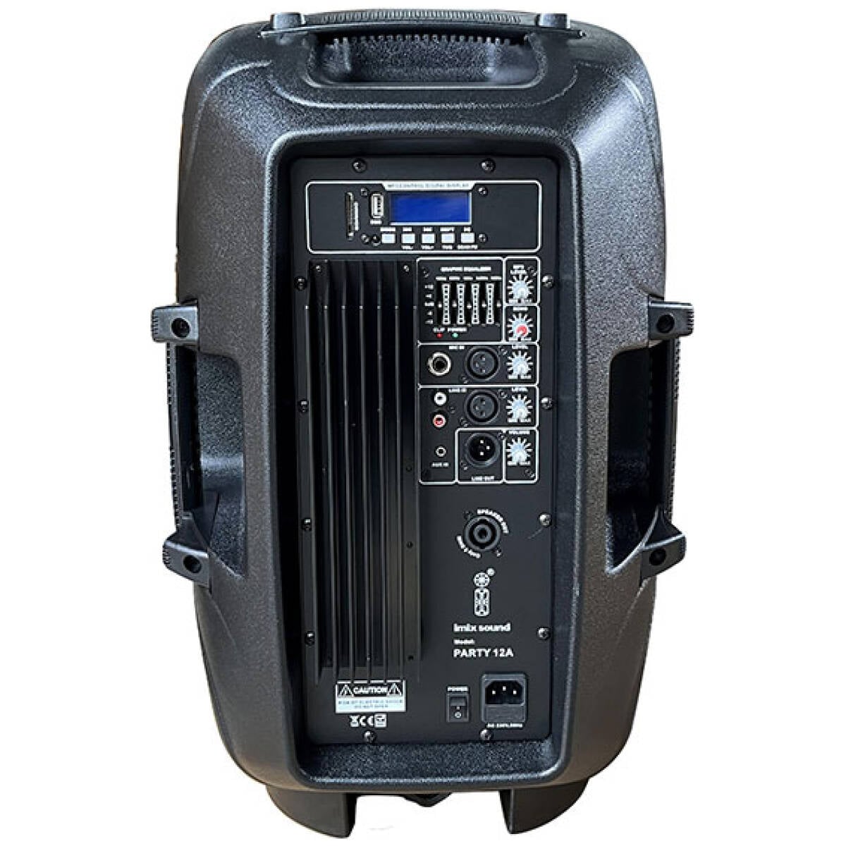 Imix Party 12A 12" Active Speaker Set w/ Stands And Mic - Image 4