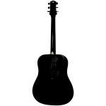 Harmonix AT86-3TS Acoustic Guitar (3-Tone Sunburst) - Image 2