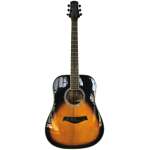 Harmonix AT86-3TS Acoustic Guitar (3-Tone Sunburst)