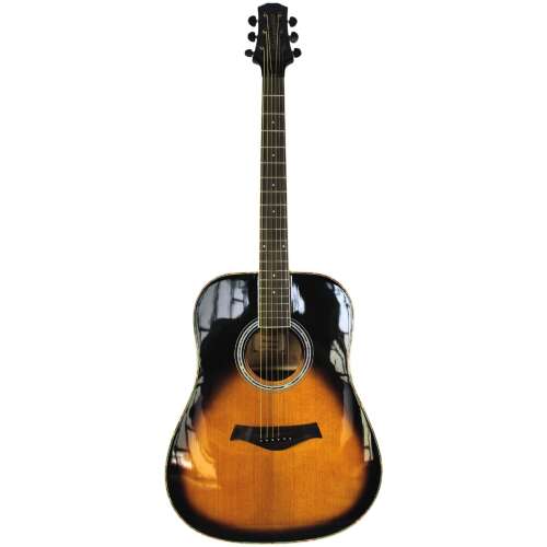 Harmonix AT86-3TS Acoustic Guitar (3-Tone Sunburst)