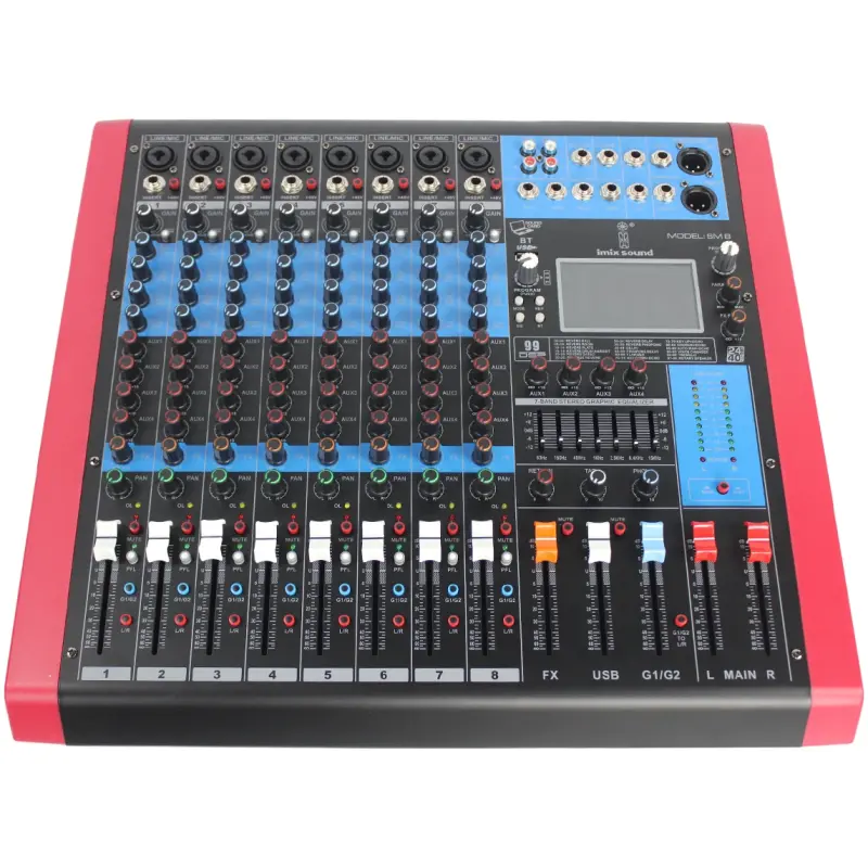 Imix SM8 8 Channel Analogue Mixer