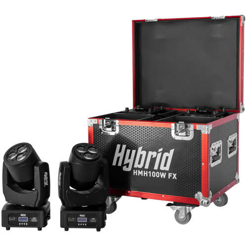 Hybrid LIGHYB070 Moving Head Effect Lighting With Flight Case