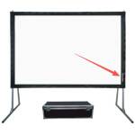 Imix Folding Projector Screen with Flight Case (Front + Rear Projection) - Image 6