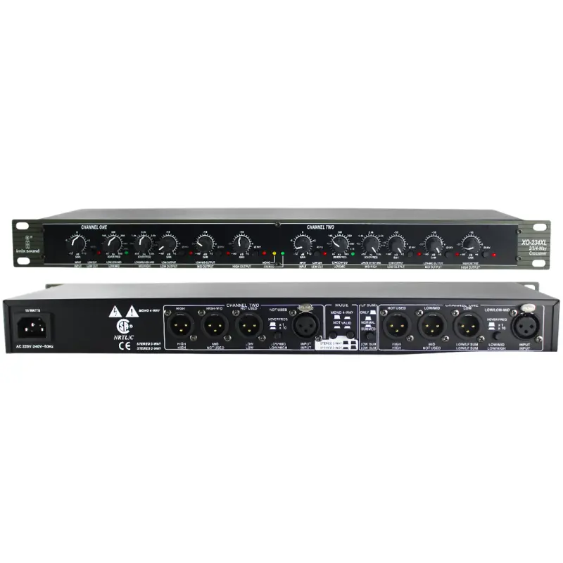 Imix Sound XO-234XL 4-Way Professional Audio Crossover