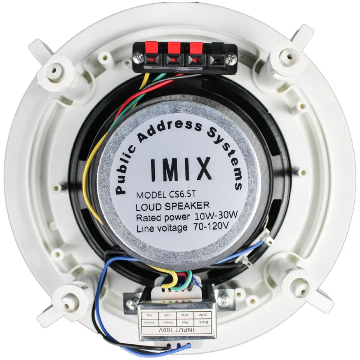 Imix CS6.5T 6.5" 10-30 W Ceiling Speaker - Image 3