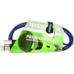 Tecnix 2 Meter Xlr Mic Cable - Blue