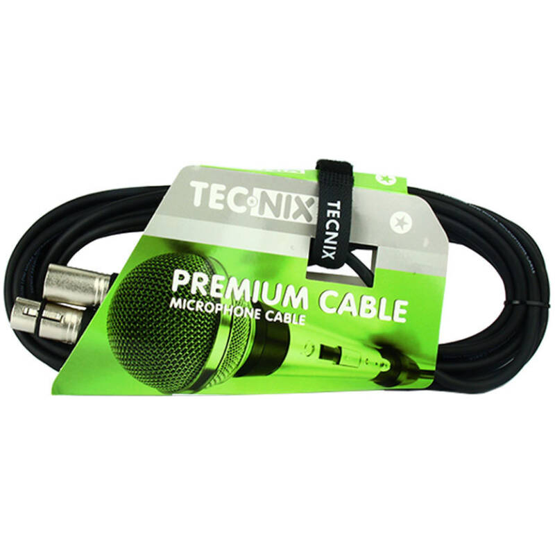 Tecnix 5 Meter Xlr Mic Cable - Black