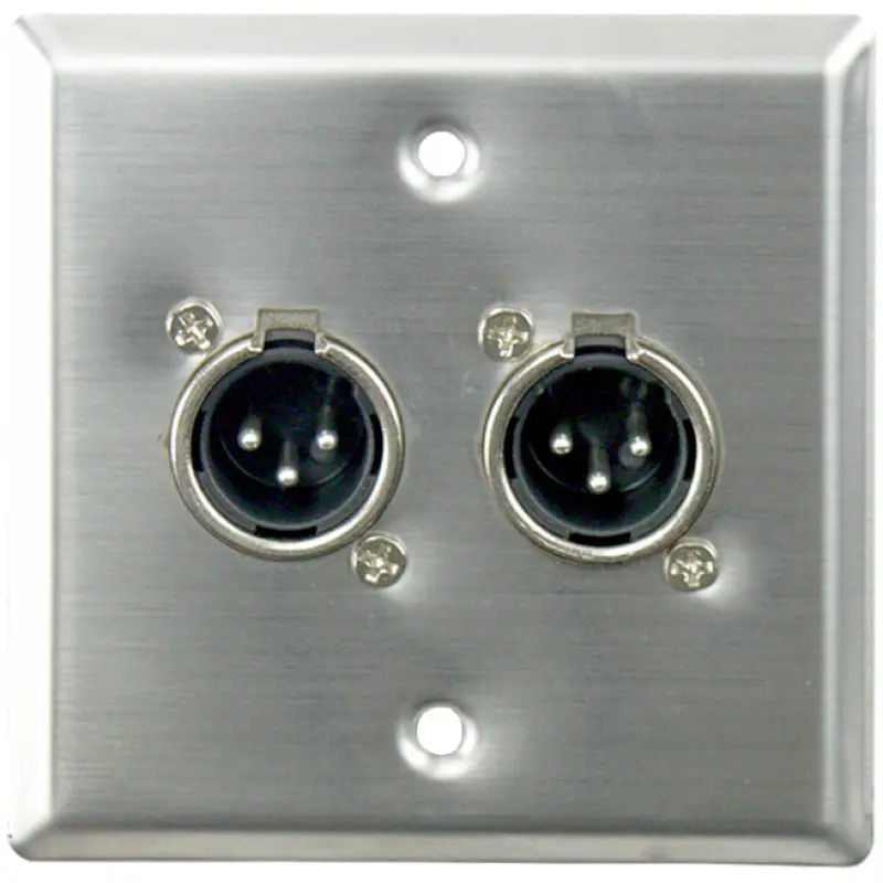 Tecnix Panel Box 2xlrm - Wall Mount