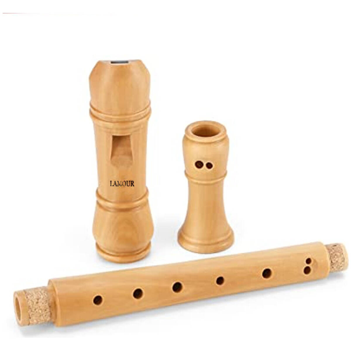 Lamour Wooden Recorder W/case Combo - Image 2