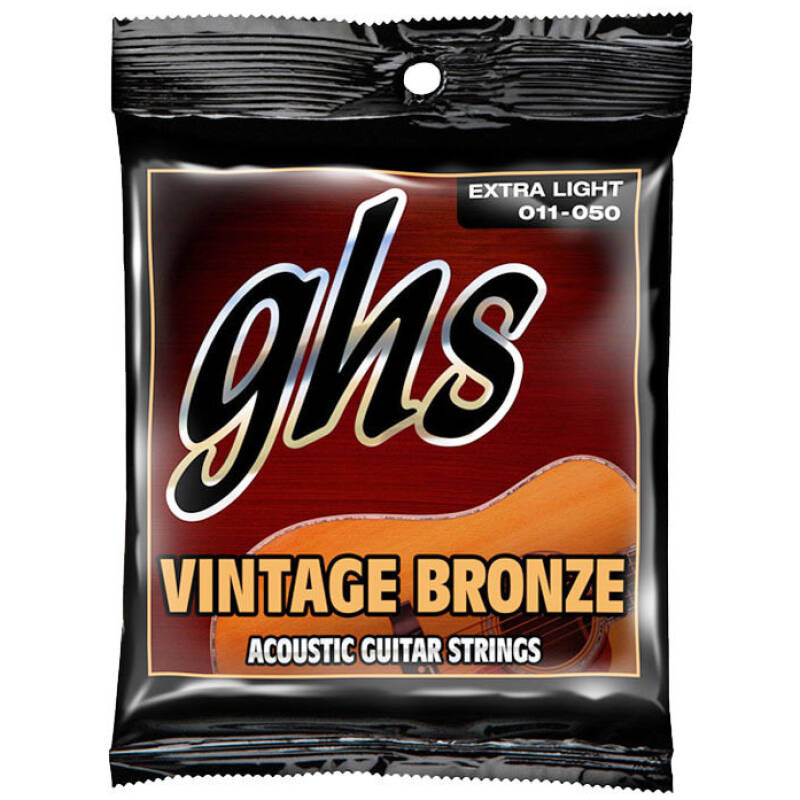 Ghs Vintage Bronze Acoustic Strings 10-46