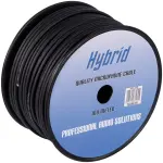 Hybrid Microphone Black Cable (100m)