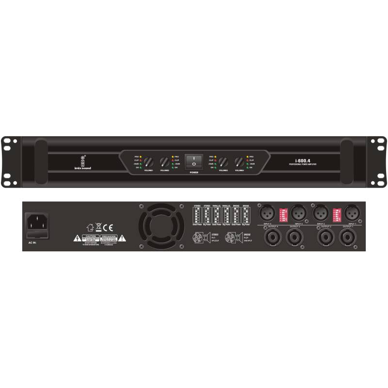 Imix I-600.4 Power Amplifier