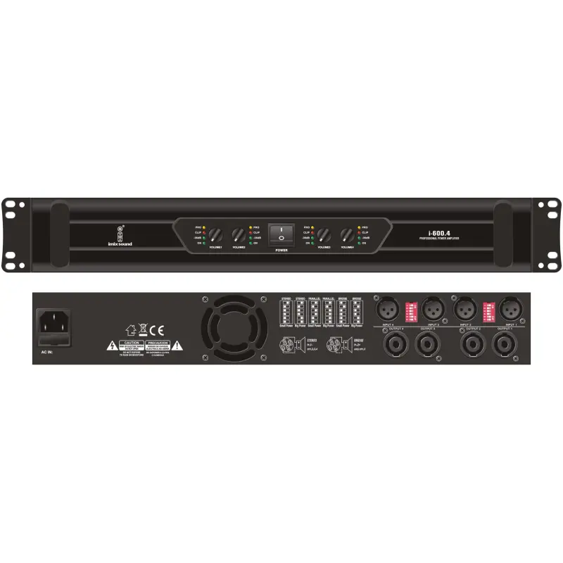 Imix I-600.4 Power Amplifier