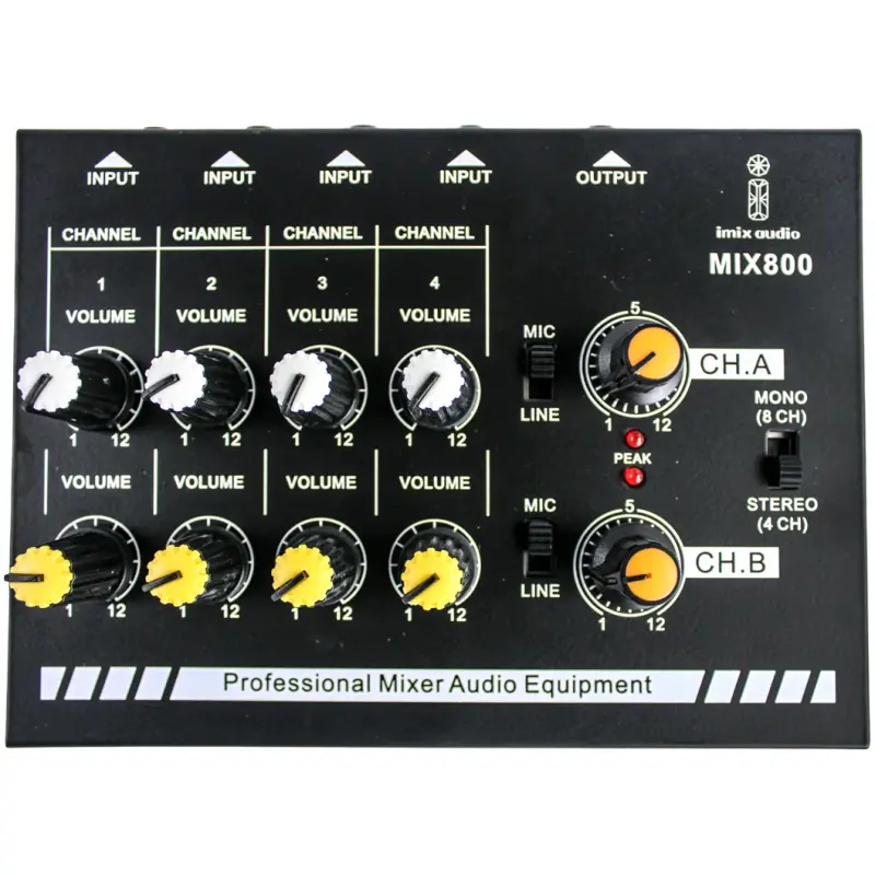 Imix MIX800 8 Channel Analogue Line Mixer