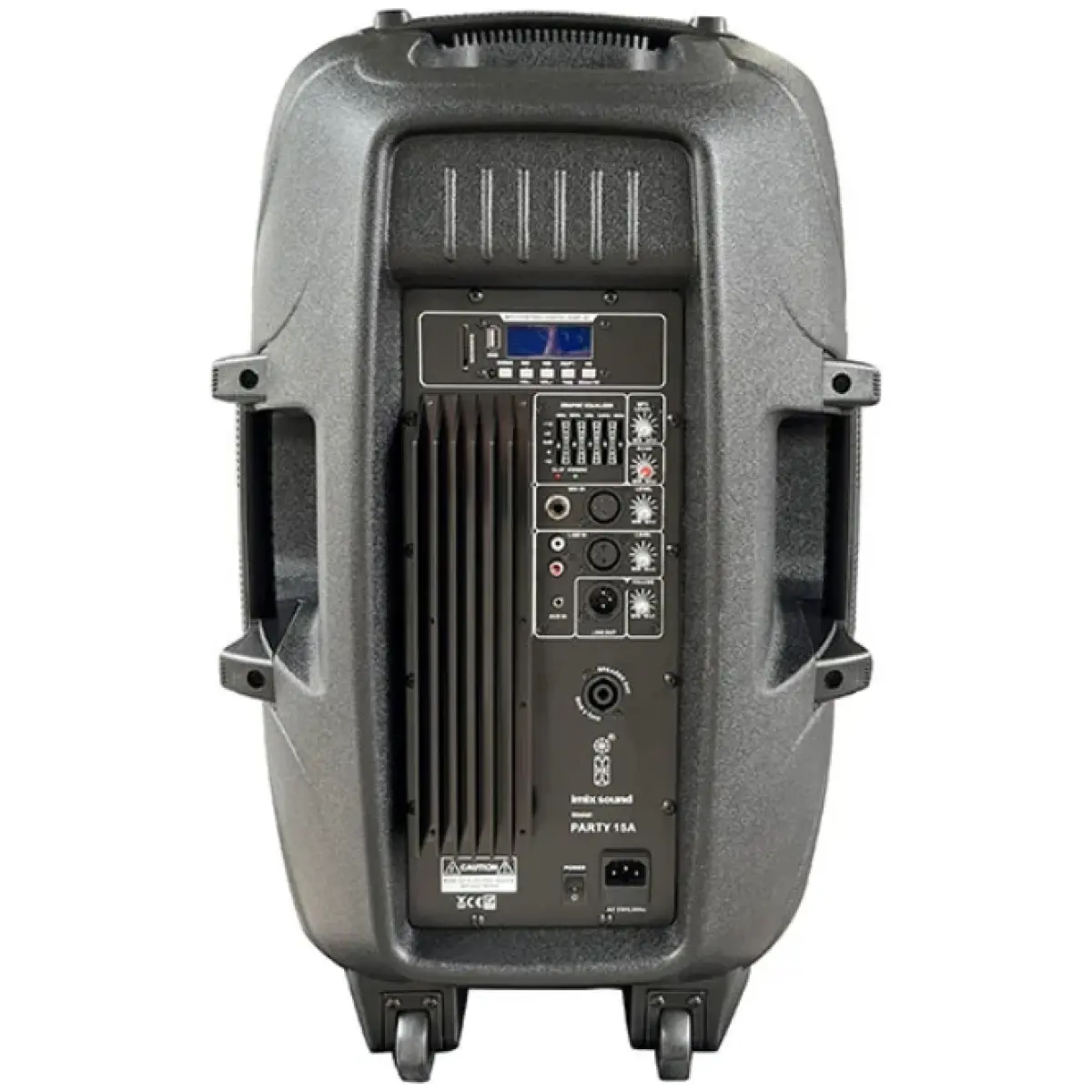 Imix Party 15A 15" Active Speaker w/ Stand And Mic - Image 2