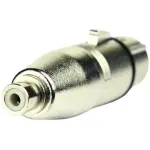 Tecnix XLR Female -RCA Female Silver Adaptor