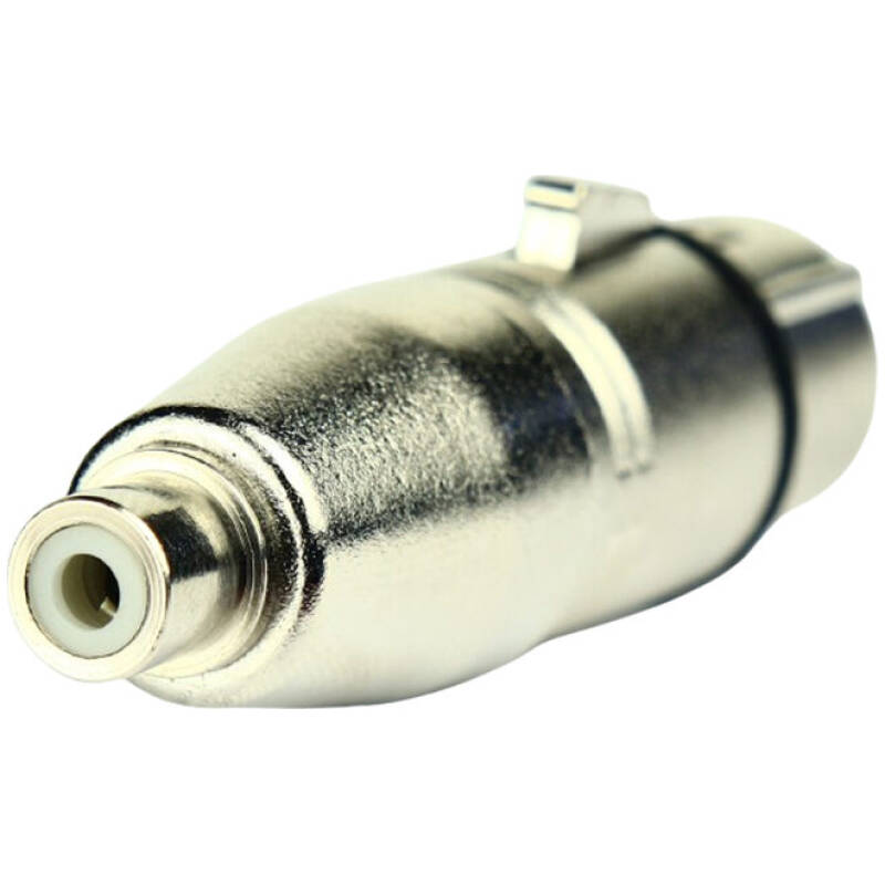 Tecnix XLR Female -RCA Female Silver Adaptor